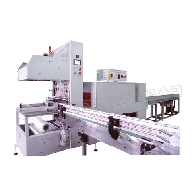HY -5030AE+HY-5030E 全自（zì）動袖（xiù）口封切（qiē）收縮包（bāo）裝機（多排型）